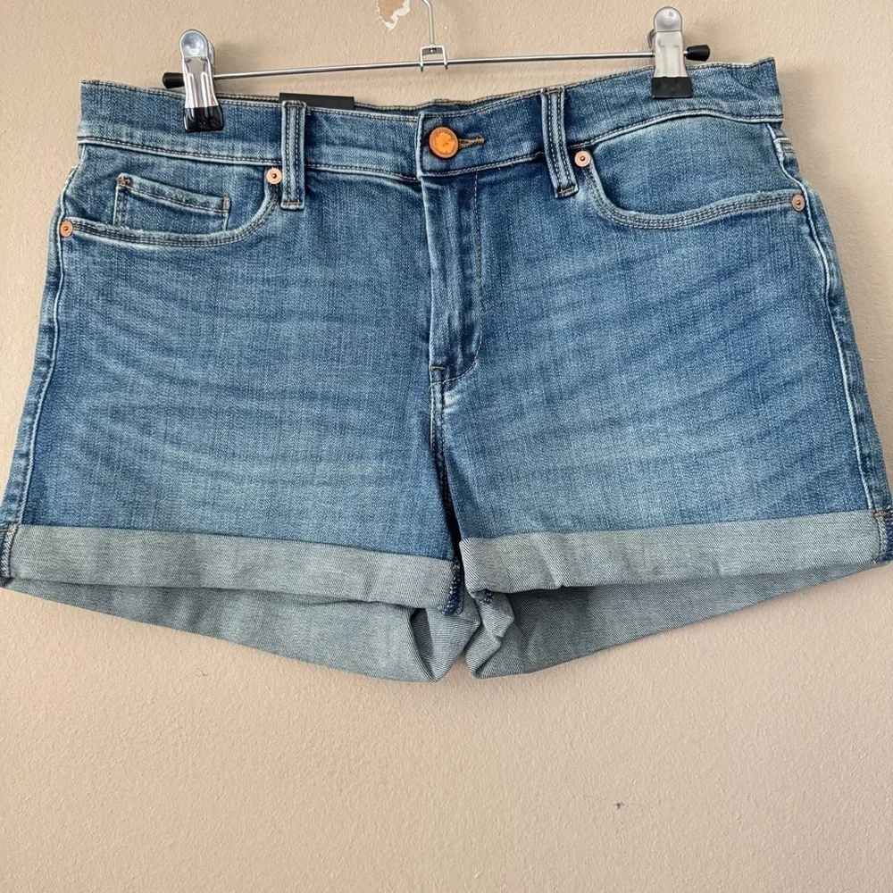 NWT Blank NYC Women's The Fulton High Rise Blue Jean Roll Up Raw Hem Size 29